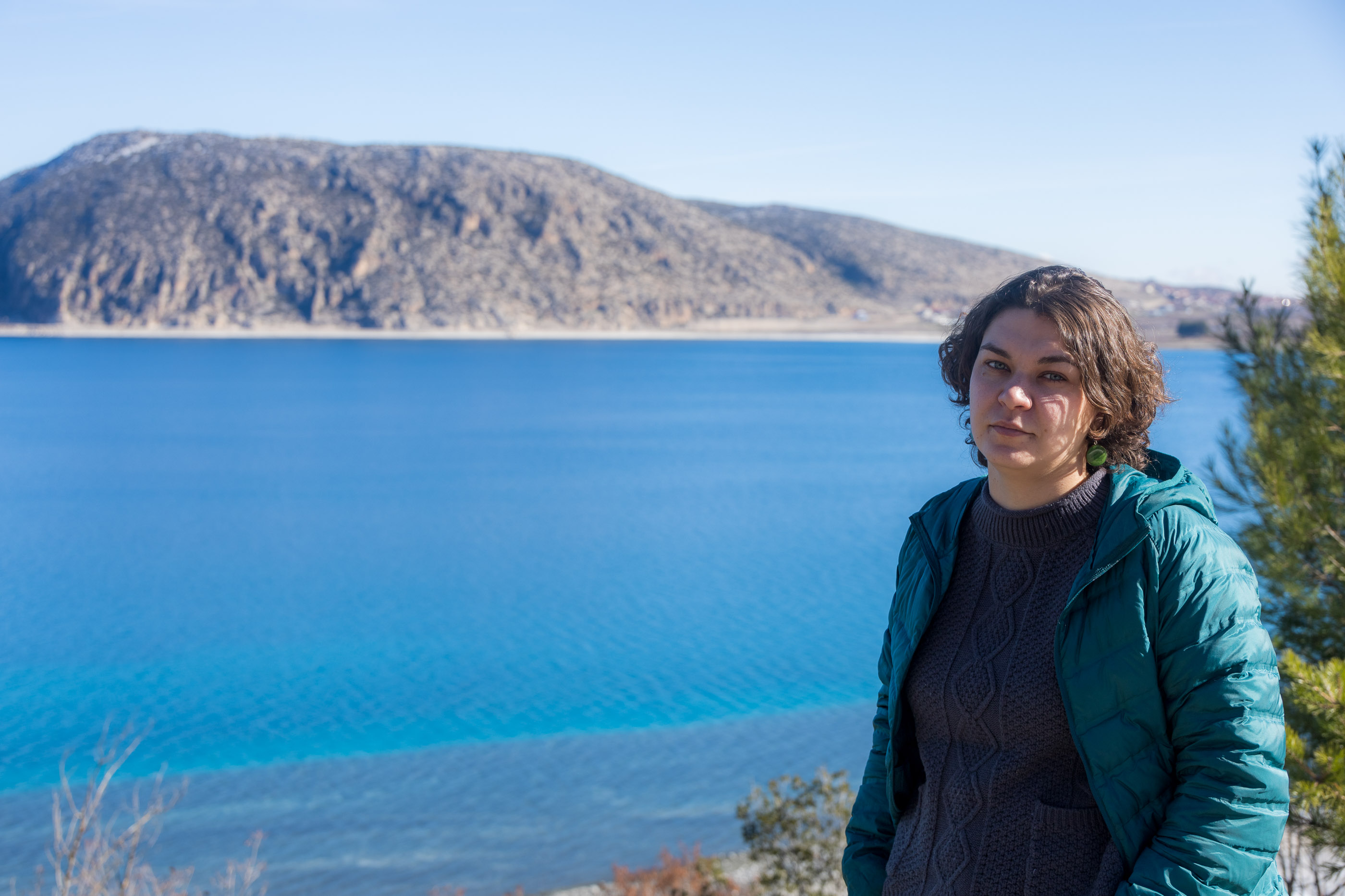 Ю на озере Салда