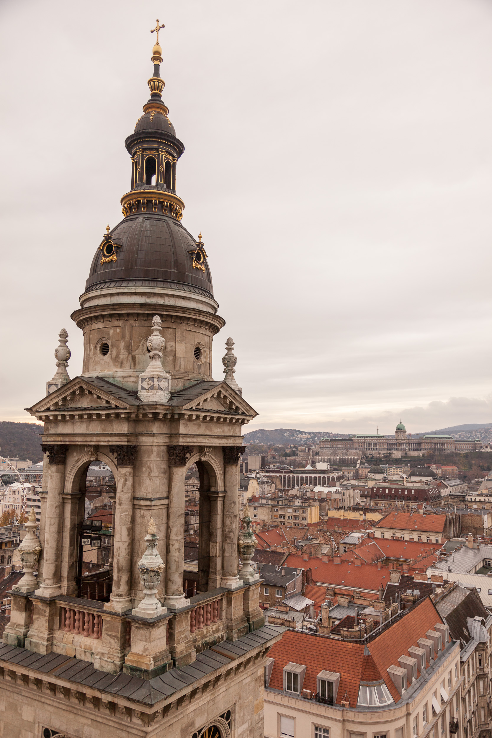 Виз с колоннады Базилики Святого Стефана