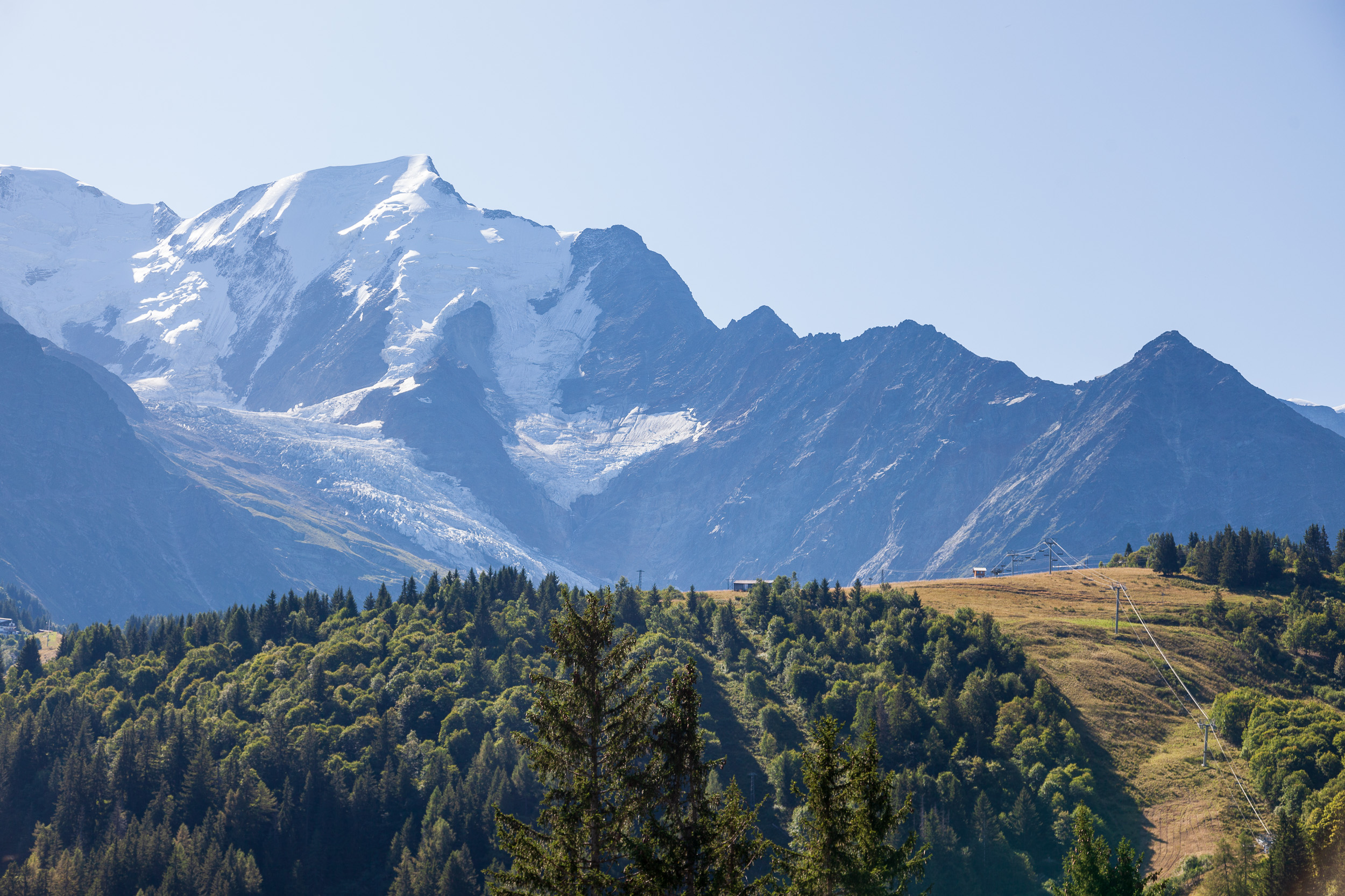 Пик Goûter, ледник Bionnassay и перевал
