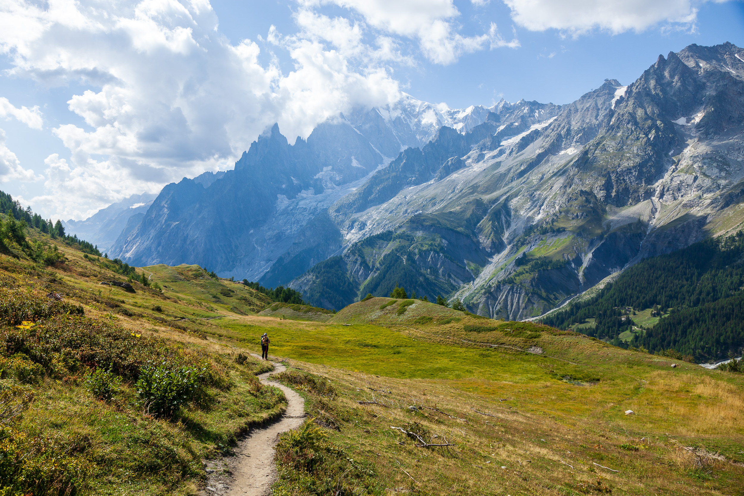 Траверз и Монблан