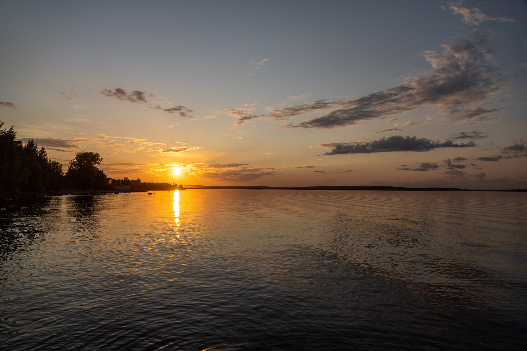Закат в Петрозаводске