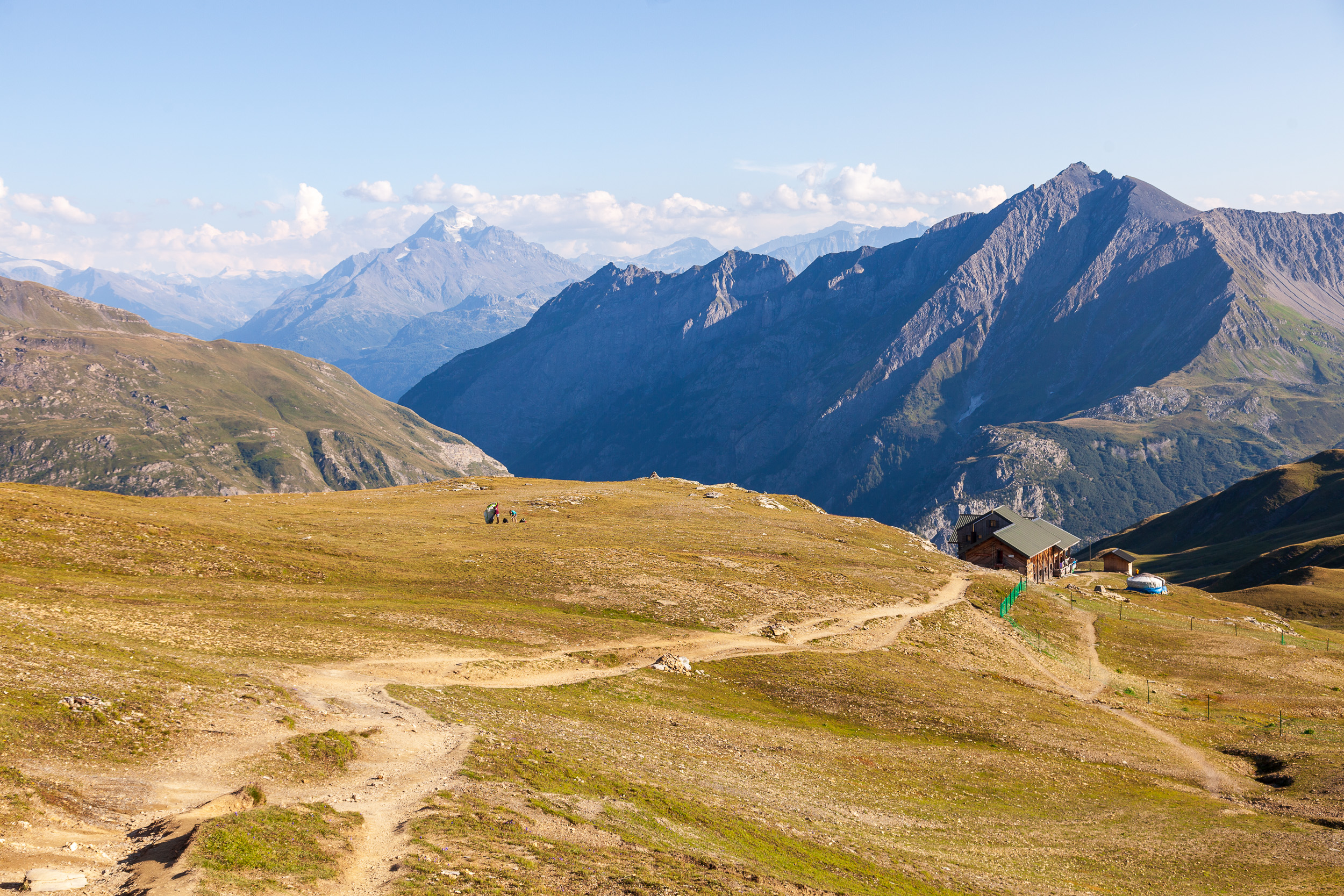 Вид с Col de la Croix du Bonhomme