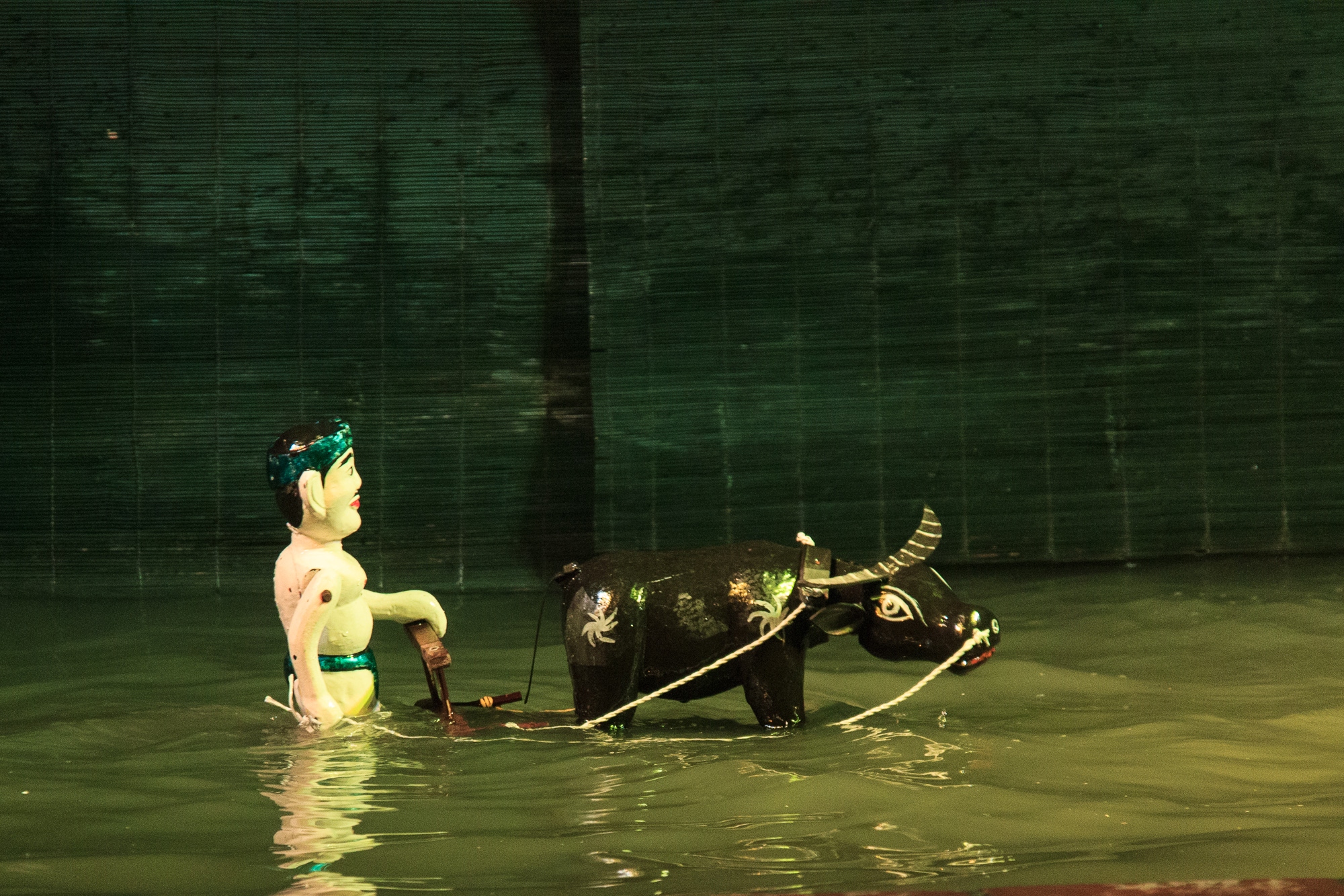 Представление водяного кукольного театра