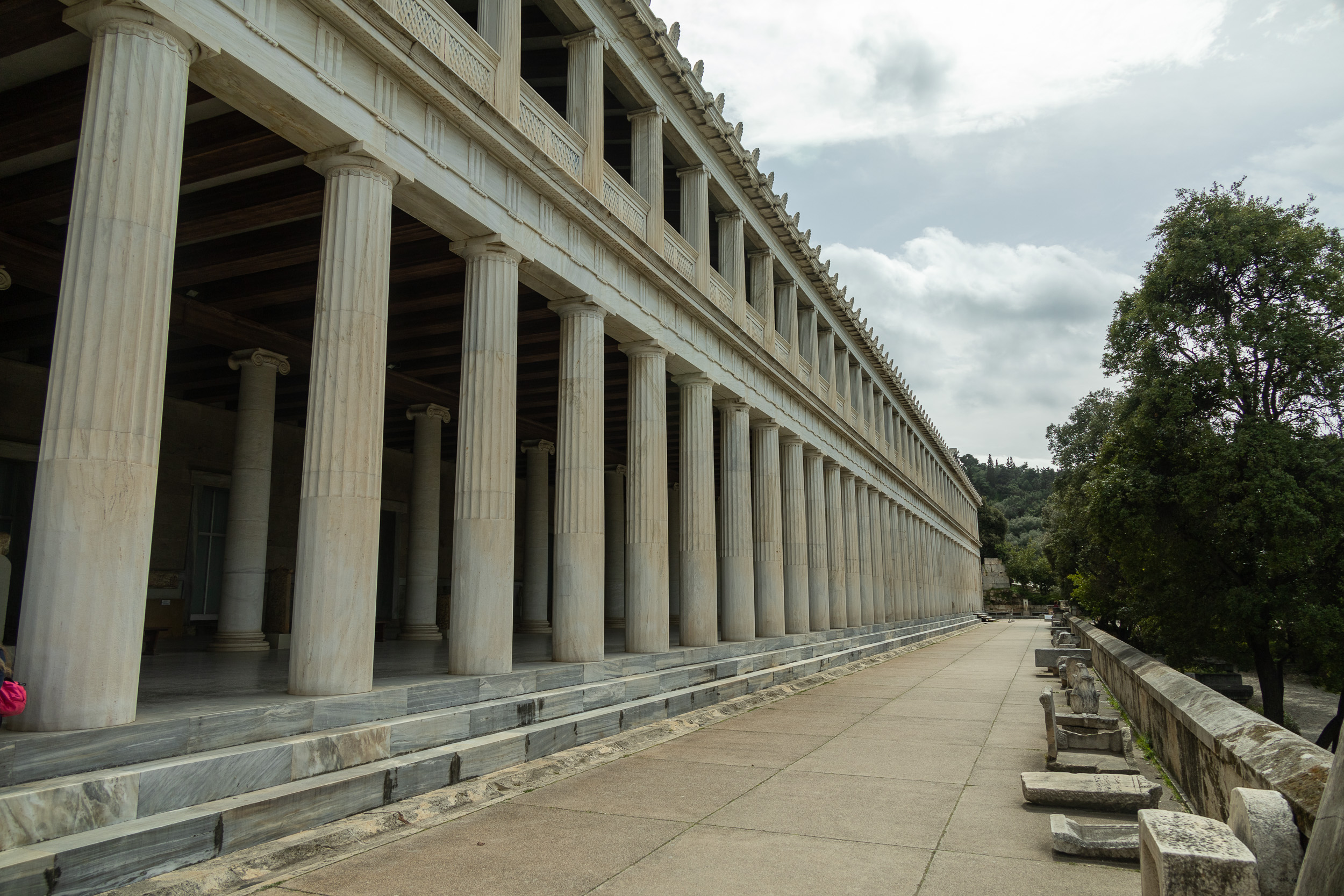 Колоннада Стои Аттала в агоре