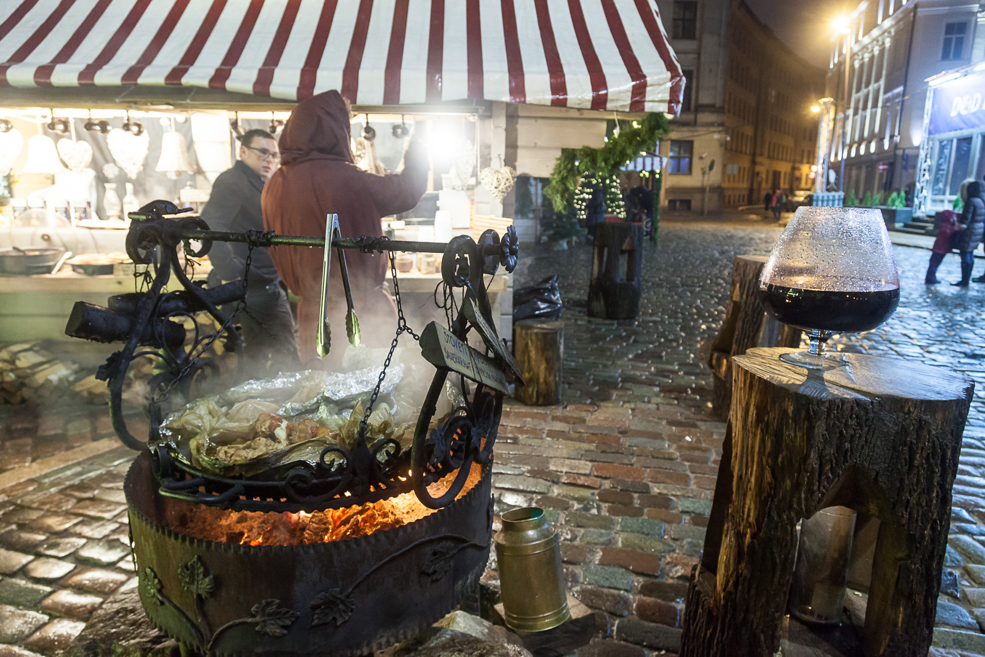 На рождественской ярмарке в Риге