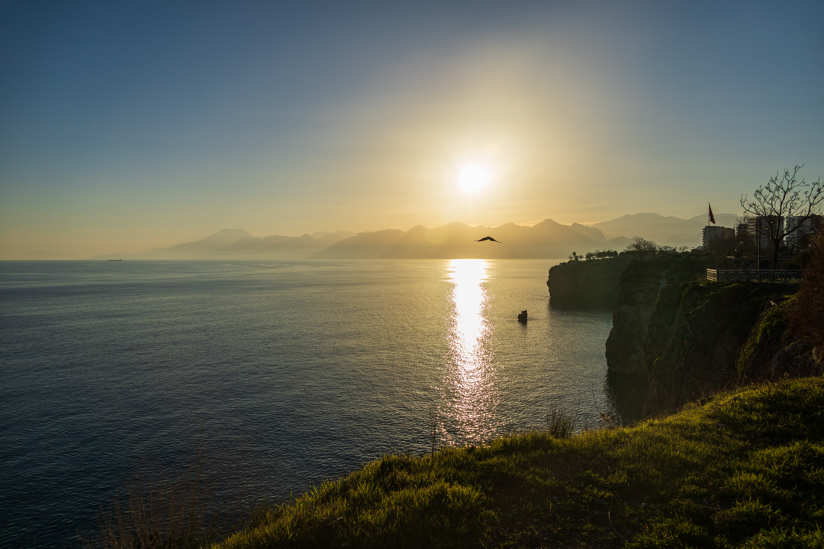 Закат над Анталией