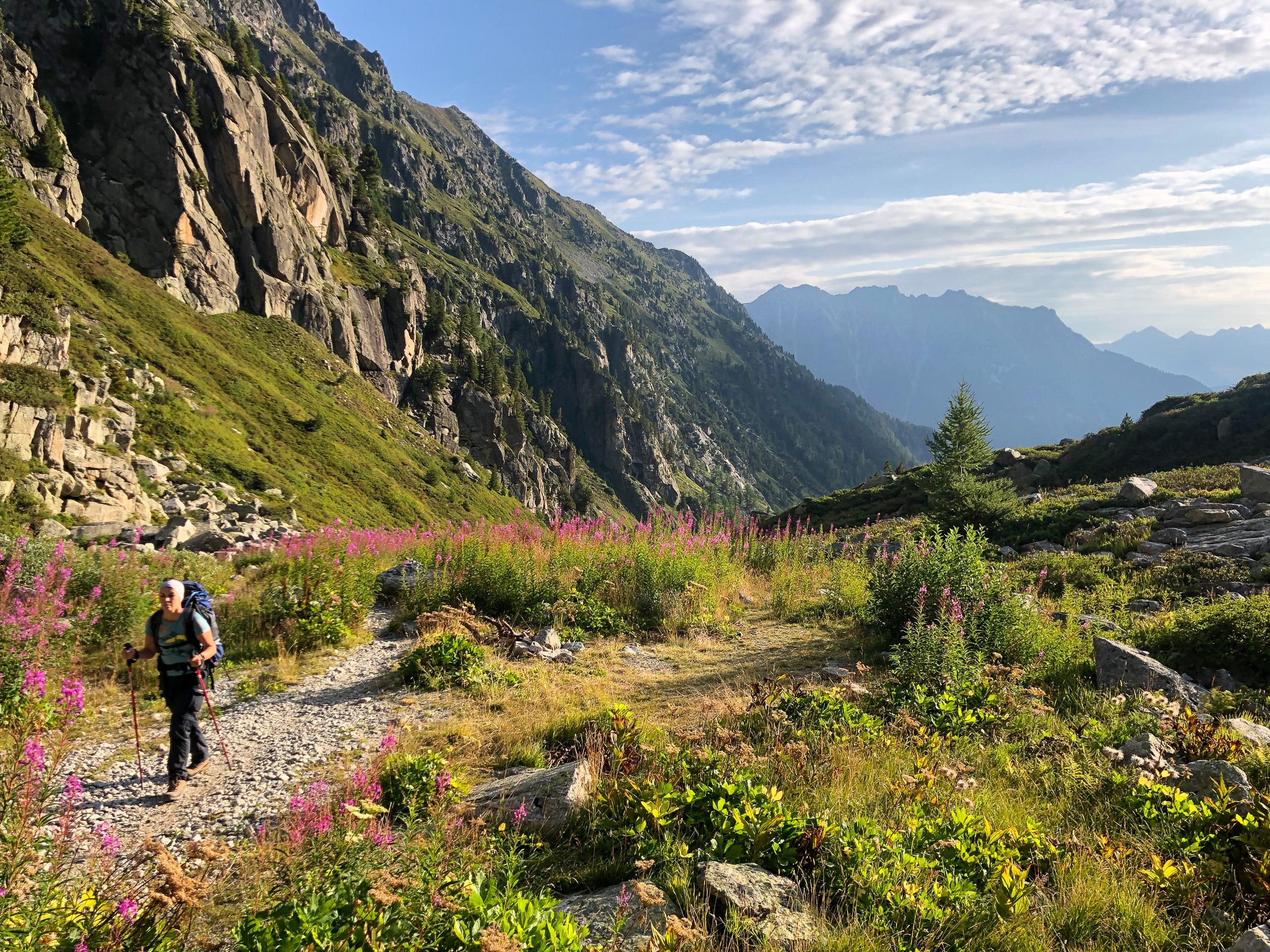 По дороге на перевал