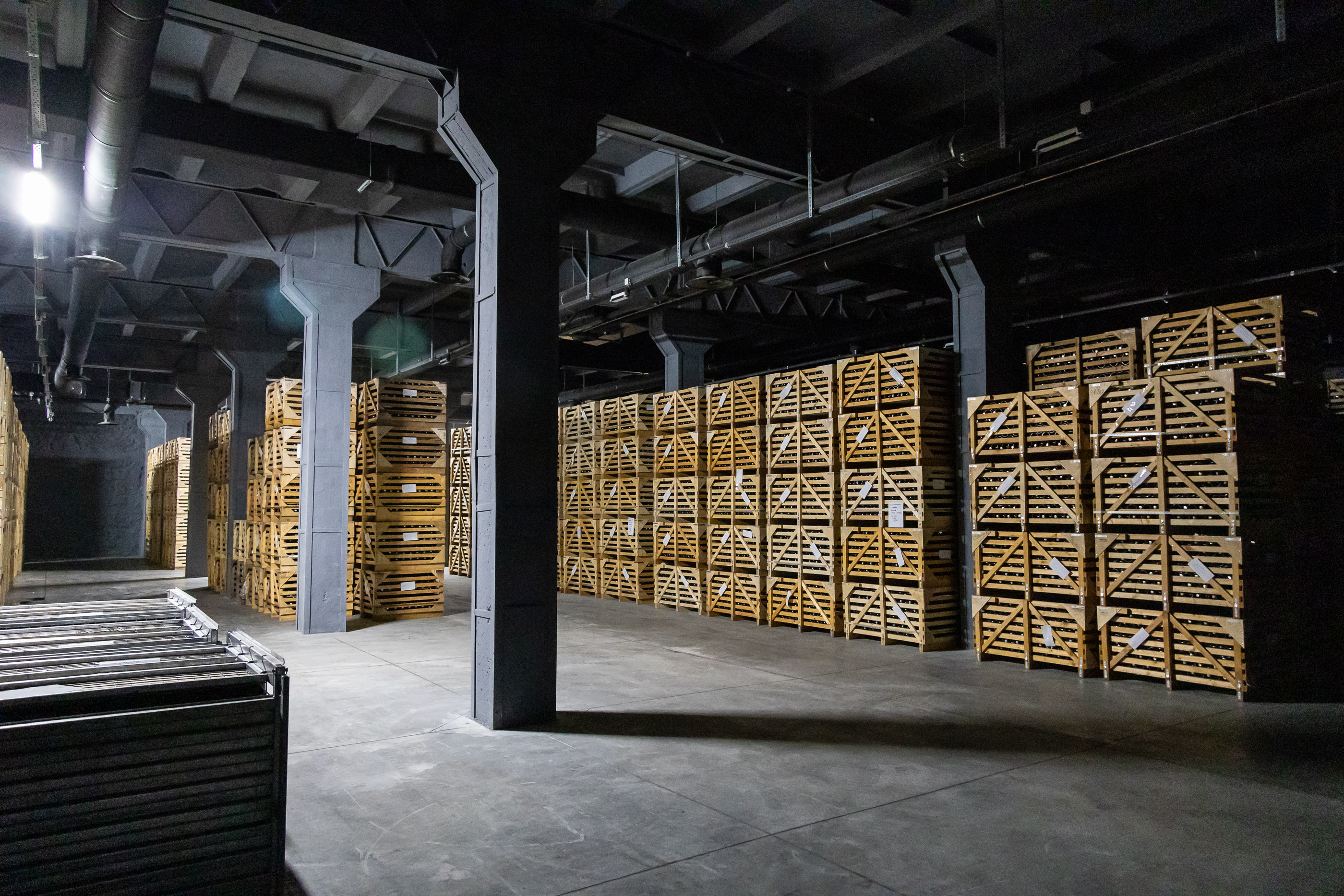 Подвалы, в которых "Шато-Тамань" производит свое игристое