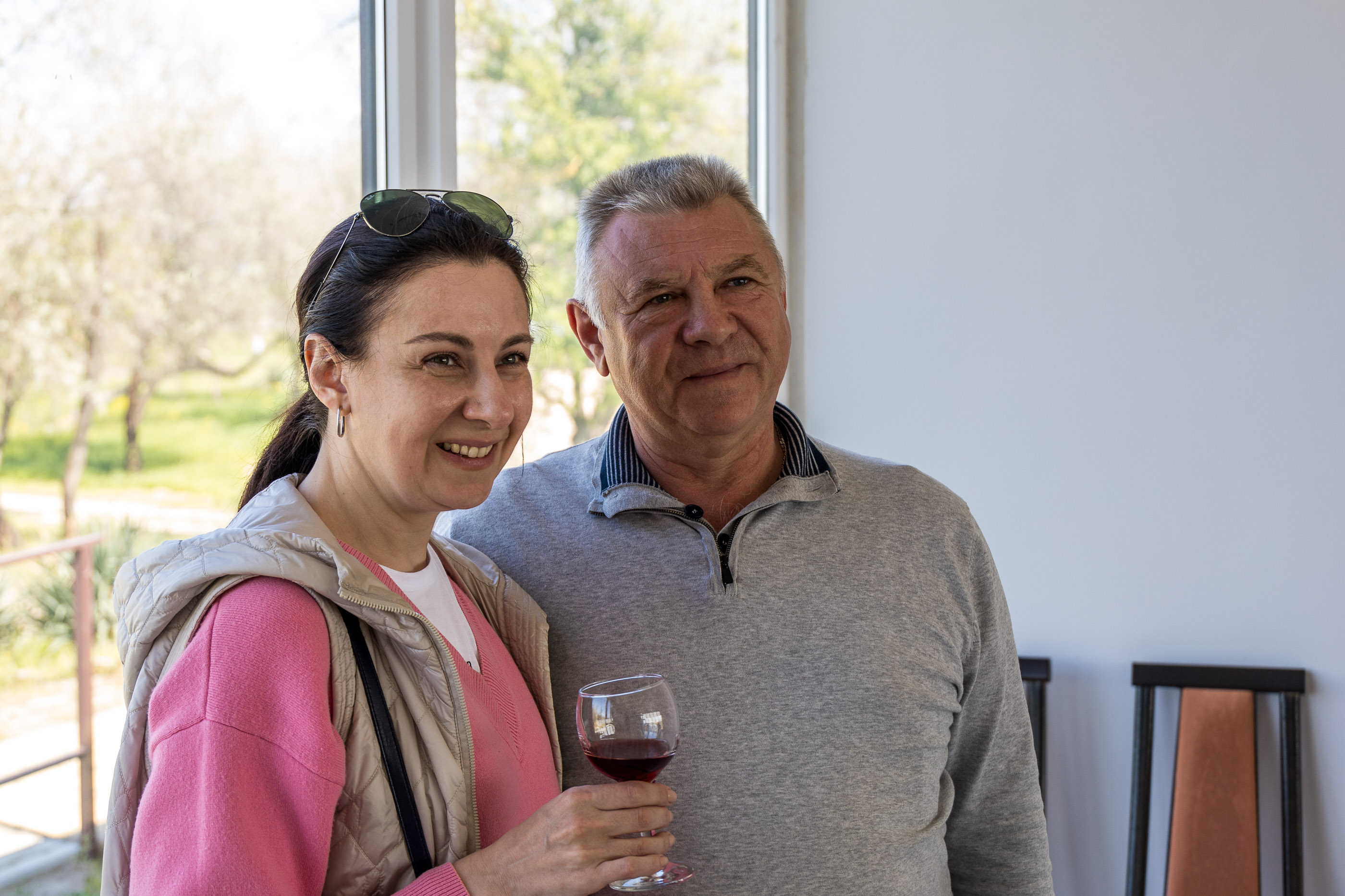 На дегустации на семейной ферме "Коза-Хутор"